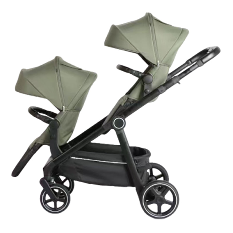 Luxury Lightweight Twin Newborn Twin Baby Stroller 3 in 1 Baby Jogger Lightweight Double Baby Stroller Age 0-3 Years
